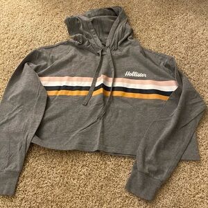 Hollister Striped Hoodie Long Sleeve